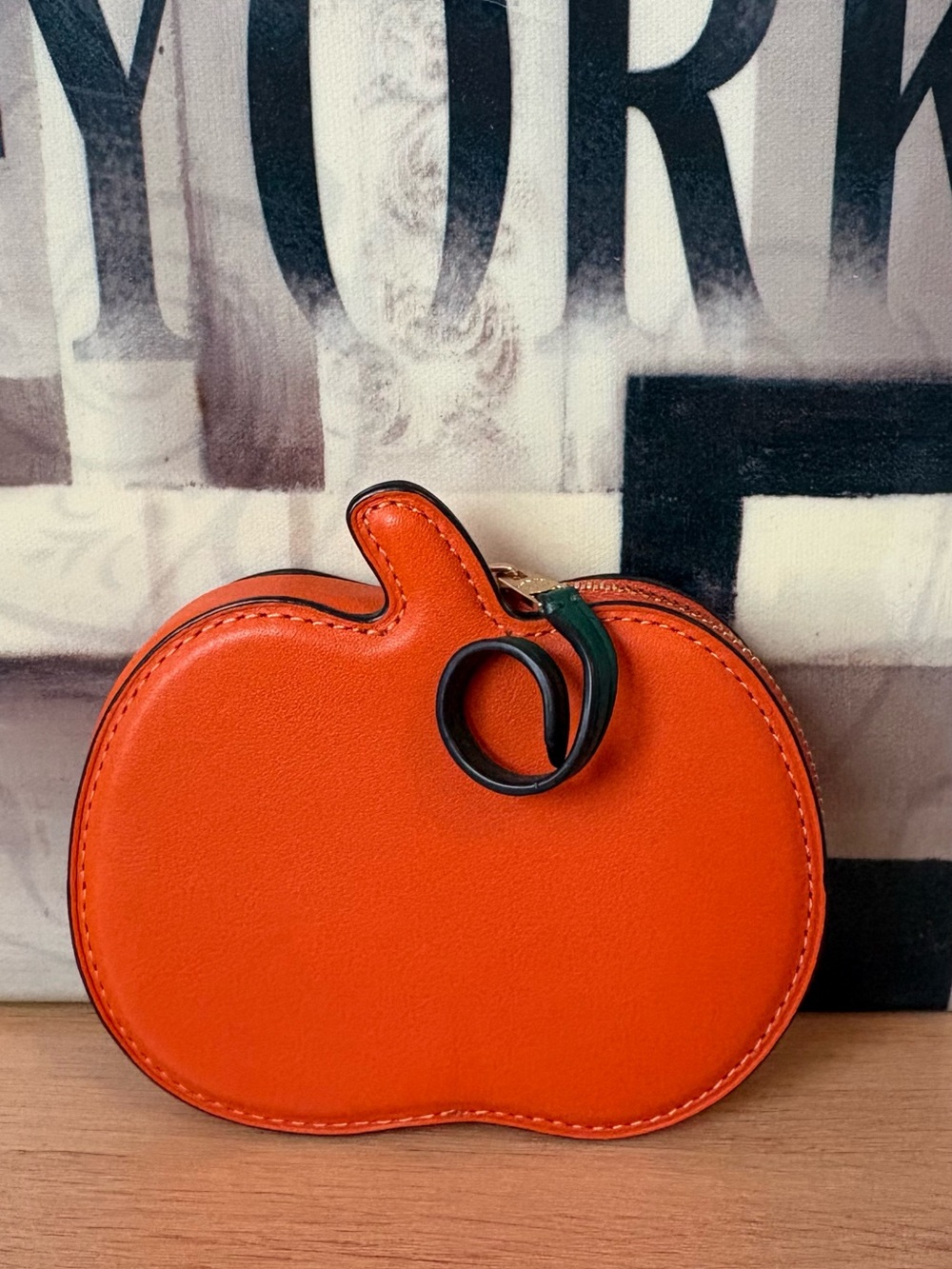 Coach Limited Edition Halloween Pumpkin Coin Purse